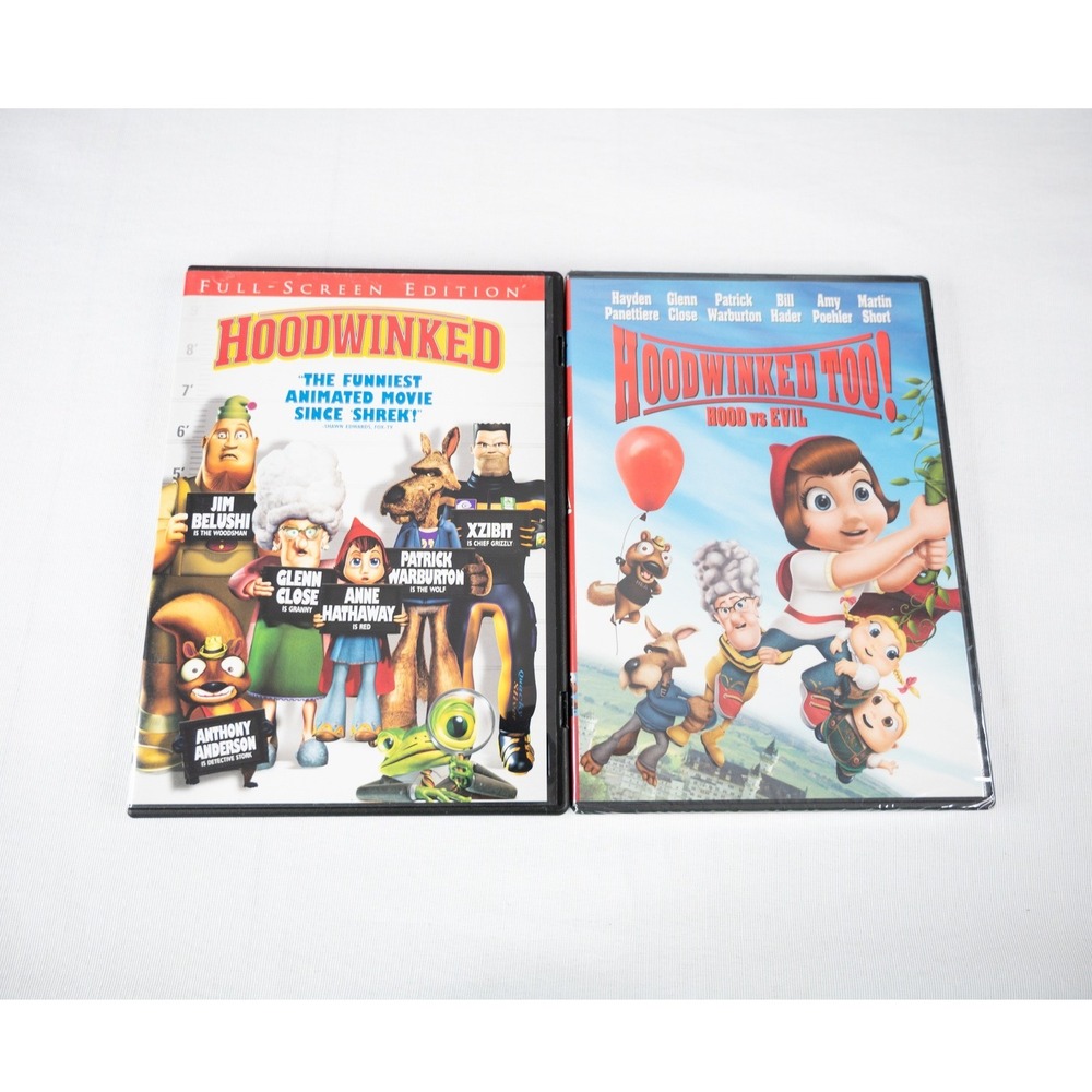 Hoodwinked & Hoodwinked Too! DVD Bundle Kids Animated Movies comedy family night